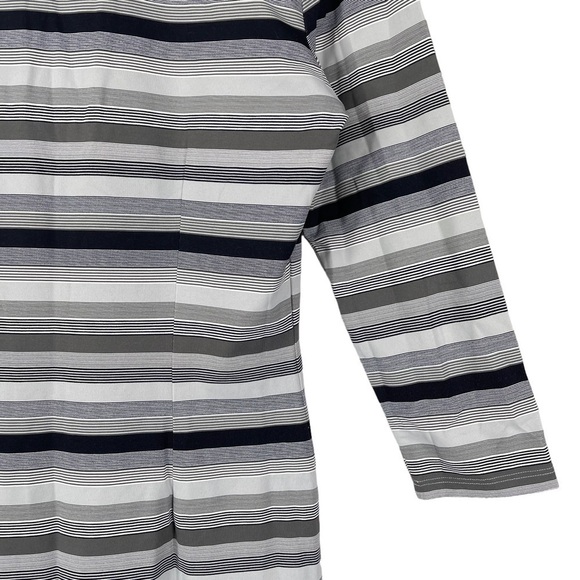 J McLaughlin Dress Womens Small Catalina Cloth Stripe Print Casual Coastal Beach - Picture 9 of 12